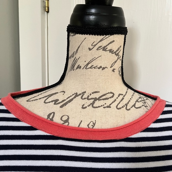 Michael Stars Navy Striped Sweater. Size Large. - Picture 3 of 7